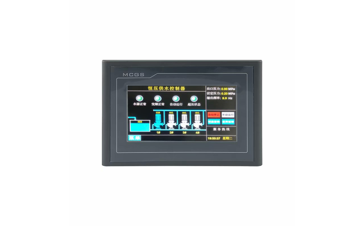 SR6000觸摸屏恒壓供水控制